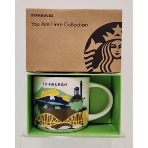 New Starbucks You Are Here Collection Edinburgh Coffee Mug 14oz W/Box
